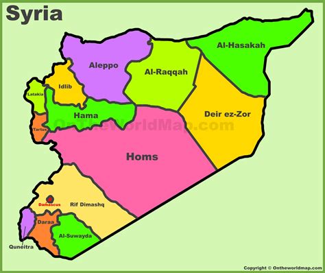 Map Of Syria _ Syria Country Map – CDDEY