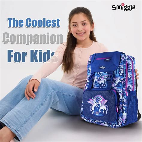 Buy Smiggle Away Foldover Backpack for Kids, Stylish Bag with 4 Zipped ...