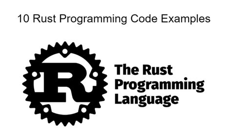 Image result for Rust Coding Language Examples