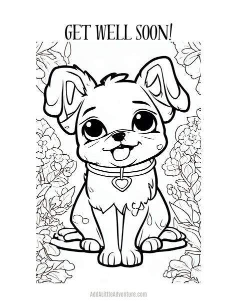 Get Well Soon Coloring Pages (Free Printables)