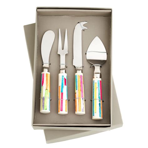 Buy Shiraleah Liberty Cheese Server Set, Multi Colored Online at Low ...