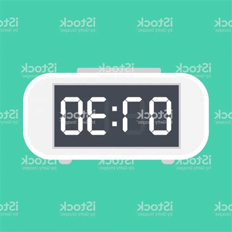 Digital Clock Vector 的图像结果