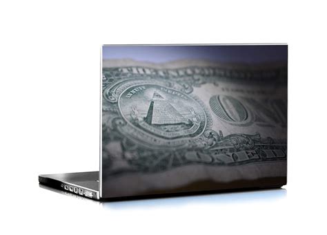 ISEE 360® Laptop Skin Cover Laminated Illuminati Money Sticker and Free ...