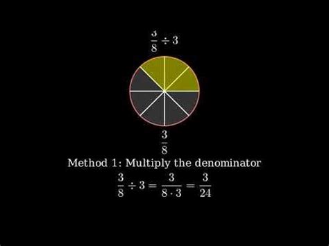 3/8 divided by 3 (Three-Eighths Divided by Three) - YouTube