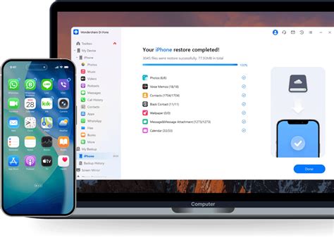 Dr.Fone iOS Backup and Restore: iPhone Data Backup with Selective Restore