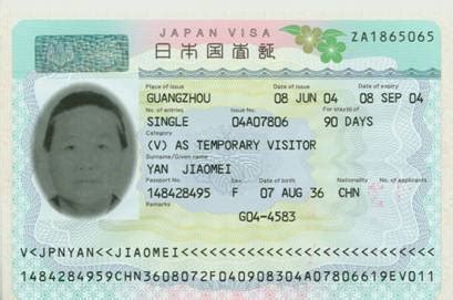 日本护照签证