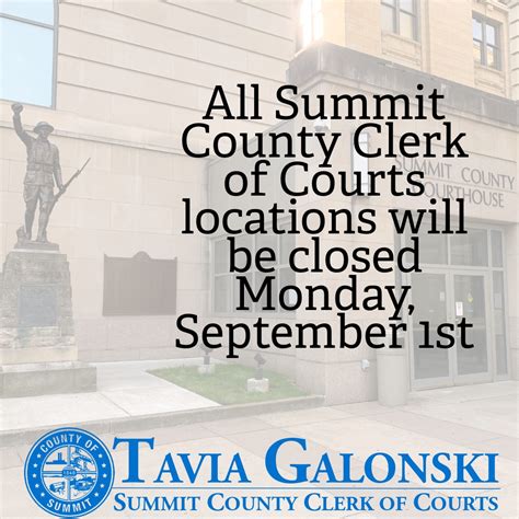 Summit County Clerk of Courts | Akron OH