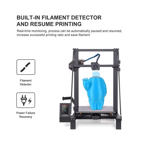 Longer LGT LK5 Pro 3D Printer Upgraded with Dual Blower Kit, Open ...