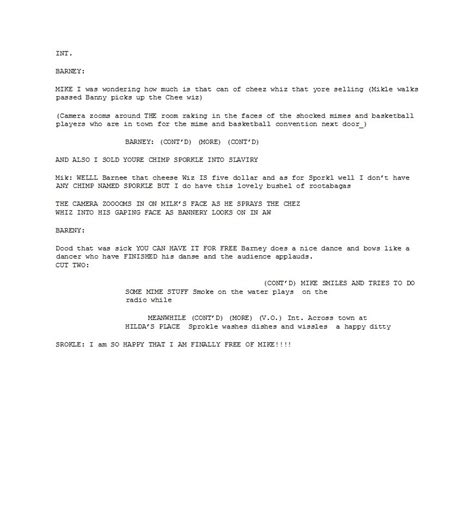 Image result for How to Writing a Screenplay Format