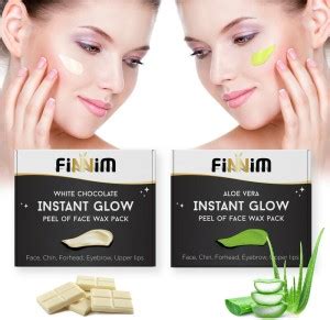 finnim White Chocolate + AloeVera Face Wax, Katori Wax Wax - Price in ...