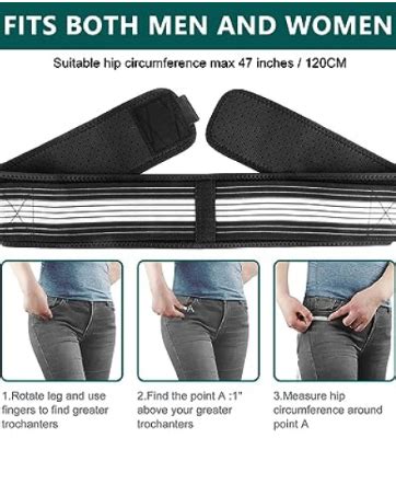 Buy RIGJAK Sacroiliac SI Joint Hip Belt - Lower Back Support Brace for ...