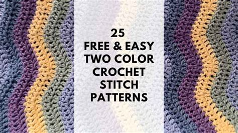 Image result for How to Crochet a Two Color Pattern
