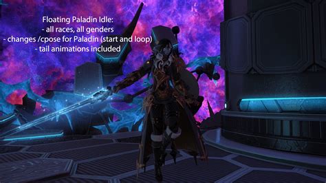 Floating Paladin idle (/cpose) | XIV Mod Archive