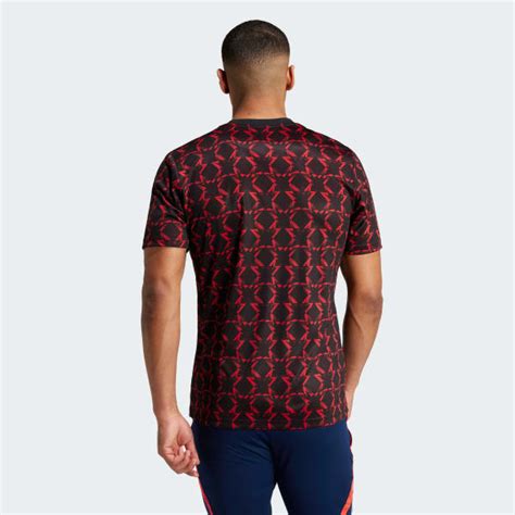 adidas Manchester United Pre-Match Jersey - Black | adidas India