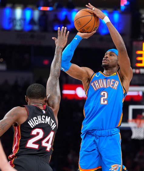 OKC Thunder vs Miami Heat in final home game before NBA All-Star break