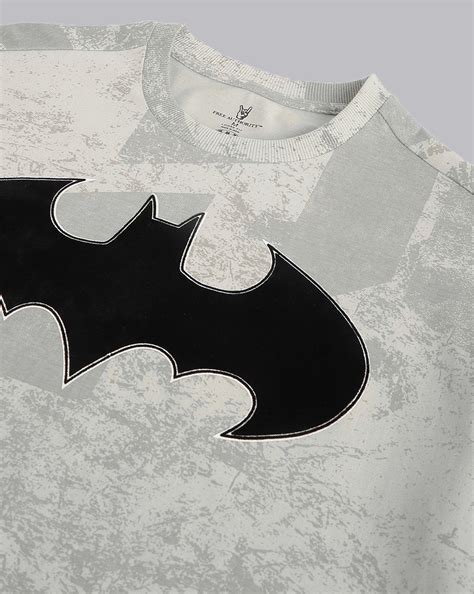 Batman Grey Oversized Tshirt Men – Free Authority