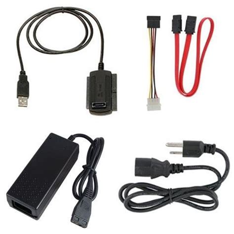 New USB 2.0 to SATA/IDE Cable Adapter For 2.5 2.5" IDE Hard Disk / 3.5 ...