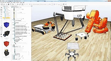 V-Rep Robotics Simulator Tutorial 的图像结果
