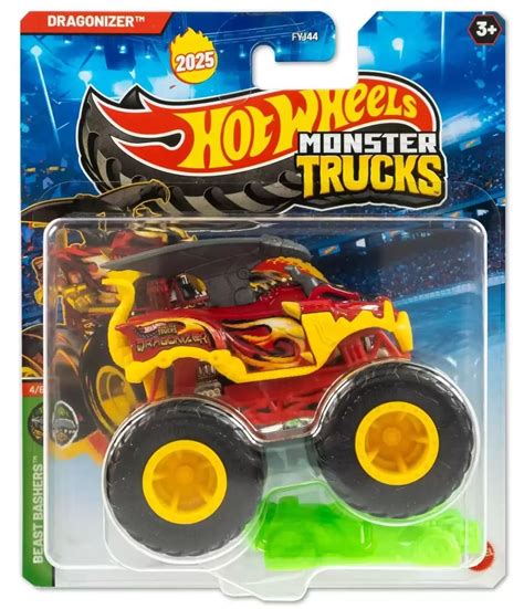 Buy Hot Wheels 1:64 Scale Dragorizer Monster Trucks 2025 Diecast Truck ...