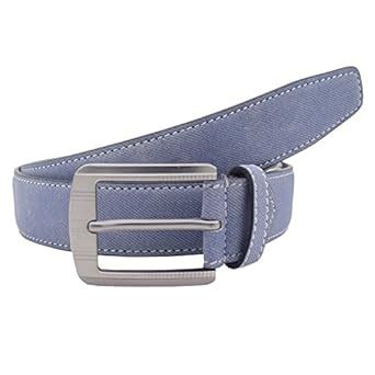 Buy Baluchi's Blue, Brown and Tan Textured Semi Formal Belt at Amazon.in