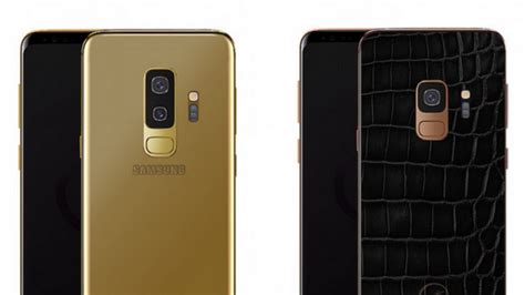 I Samsung Galaxy S9 e S9 Plus in oro e platino di Truly Exquisite per ...