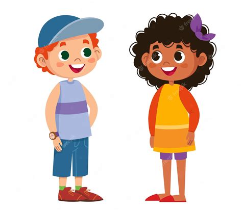 Clipart Cute Girl And Boy at Rosetta Cogan blog