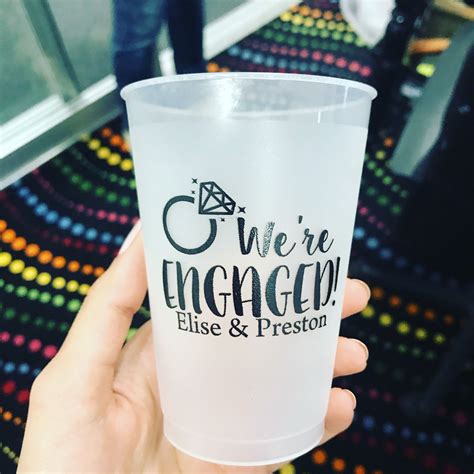 engagement party cups