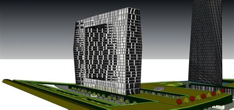 现代高层写字楼3dmax 模型下载-光辉城市
