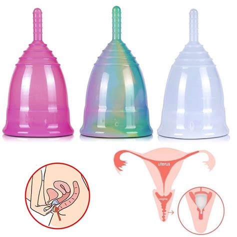 Multicolor Soft Menstrual Cup Silicone Feminine Hygiene Period Cup Reusable Cup - Walmart.com