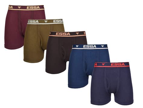 Buy ESSA Image Cotton Mens Trunks 5pcs[Multicolor] at Amazon.in