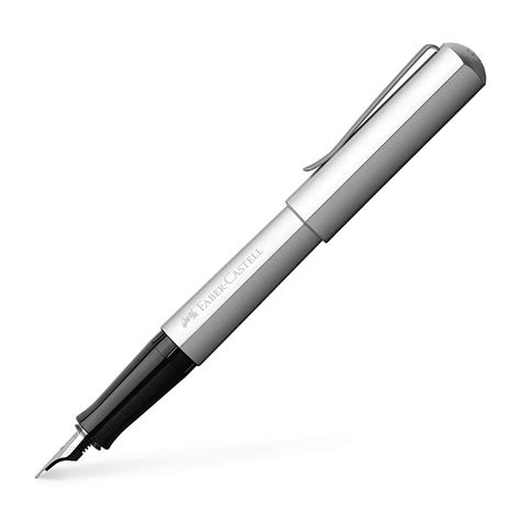 FABER-CASTELL HEXO SILVER FOUNTAIN PEN – MEDIUM NIB : Amazon.in: Office ...