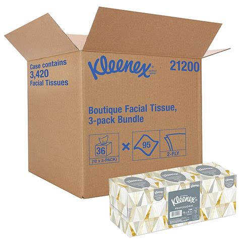 Kimberly-Clark Professional Boutique, 2 Ply Facial Tissue, 12 Boxes, 95 ...