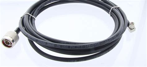 Buy Times Microwave LMR-240 Coax Jumper with Right Angle SMA Male ...