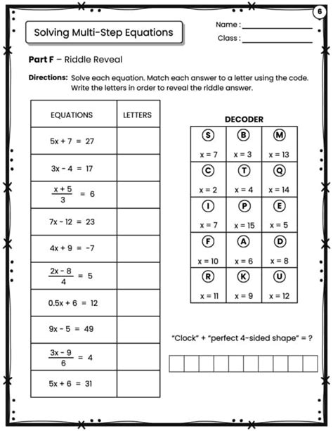 Image result for How to Solve Multi-Step Equations with Variables On One Side