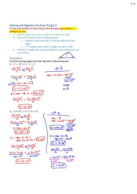 Image result for Ambiguous Case Trigonometry