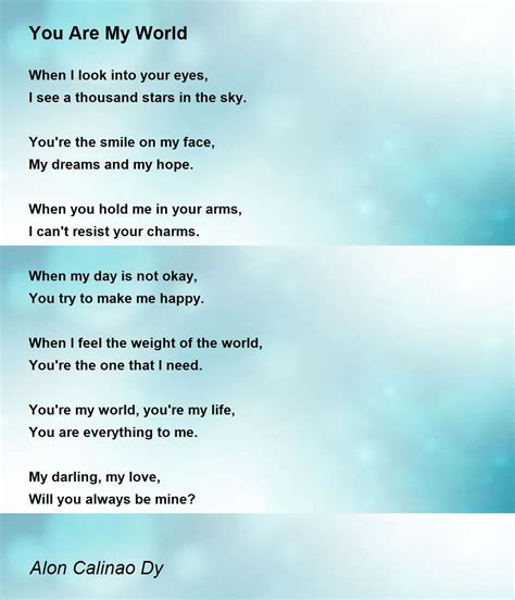 Image result for Color My World Poem Examples