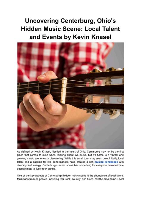 Uncovering Centerburg, Ohio's Hidden Music Scene_ Local Talent and ...