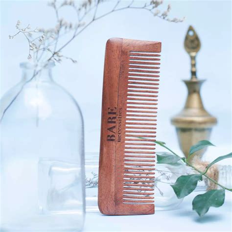 Bare Neem Wood Comb [static-free, 100% natural]– Bare Necessities