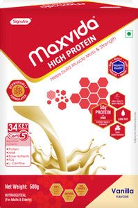 Maxvida High Protein to help build Muscle mass and strength in Adults ...