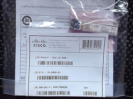 Genuine Cisco GLC-LH-SMD SFP Transceiver Model Gbic 10-2625-01 : Amazon ...