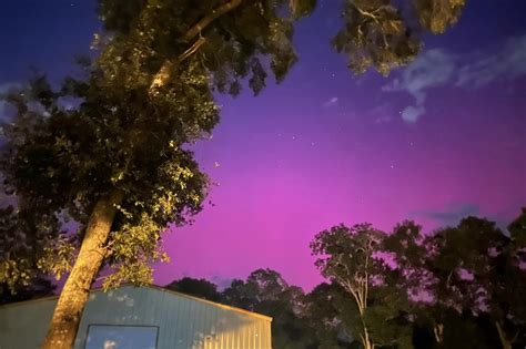 Texas enjoys a rare glimpse of the northern lights