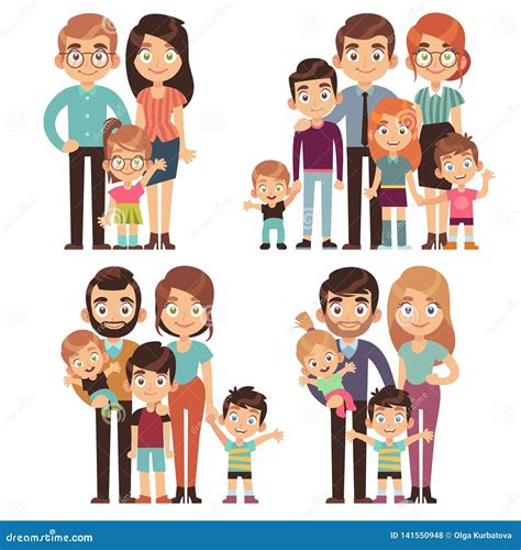 Happy Family. Families Mother Father Kid Brother Sister Traditional ...