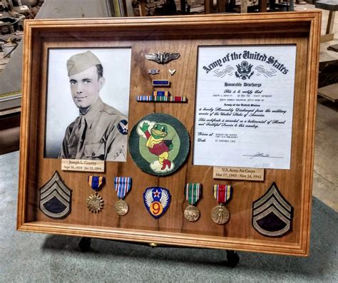 Pin by Greg Seitz on Military Shadow Boxes | Military shadow box ...