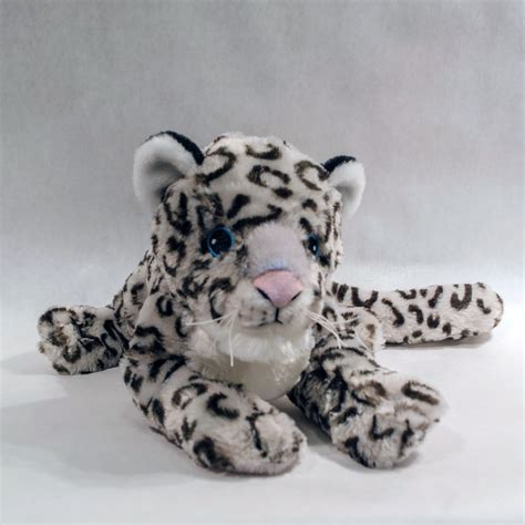 11" Plush Snow Leopard | made with recycled material – Snow Leopard Trust