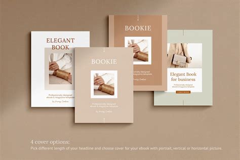 eBook / CANVA, INDD / Elegant | Magazine template, Ebook template, Ebook