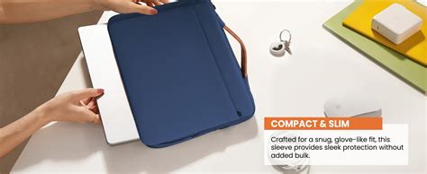 Dyazo 15.6 Inch Laptop Sleeve with Top Handle & Front Pocket | Soft ...