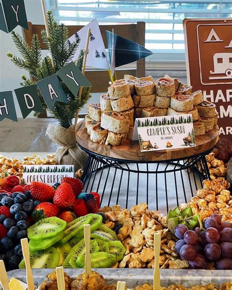 Food List for Backyard Camping Party (DIY Birthday Ideas)