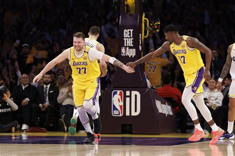 Luka Doncic embraced by LeBron and L.A. in memorable Lakers debut - Los ...