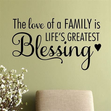 The Love of A Family Wall Quotes™ Decal | Family wall, Wall decals and ...