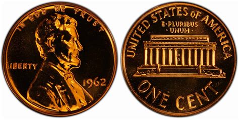 1962 Penny Error List & Value